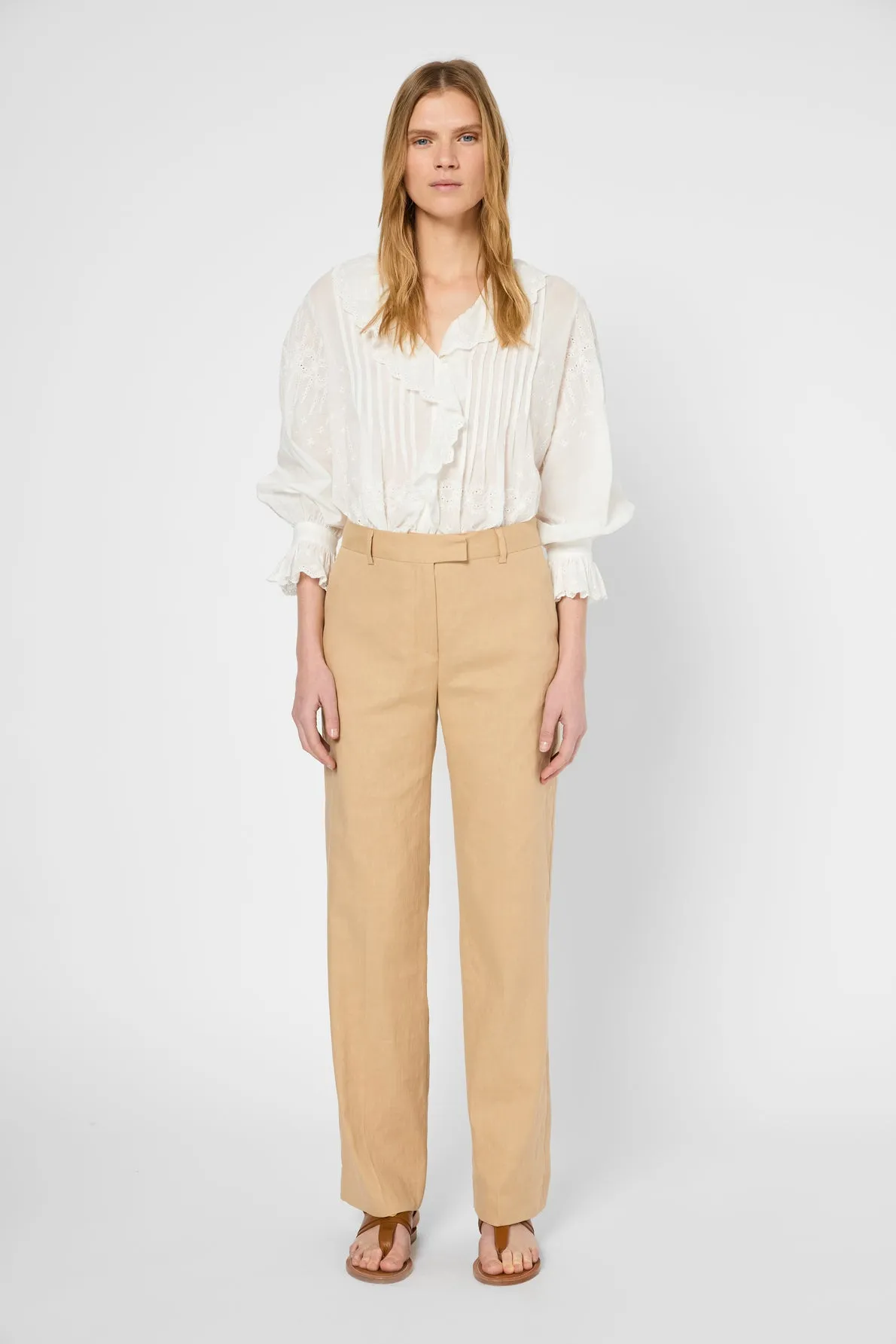 Trouser Lilla Dbp75b032 Sand Clothing_Gerard-Darel