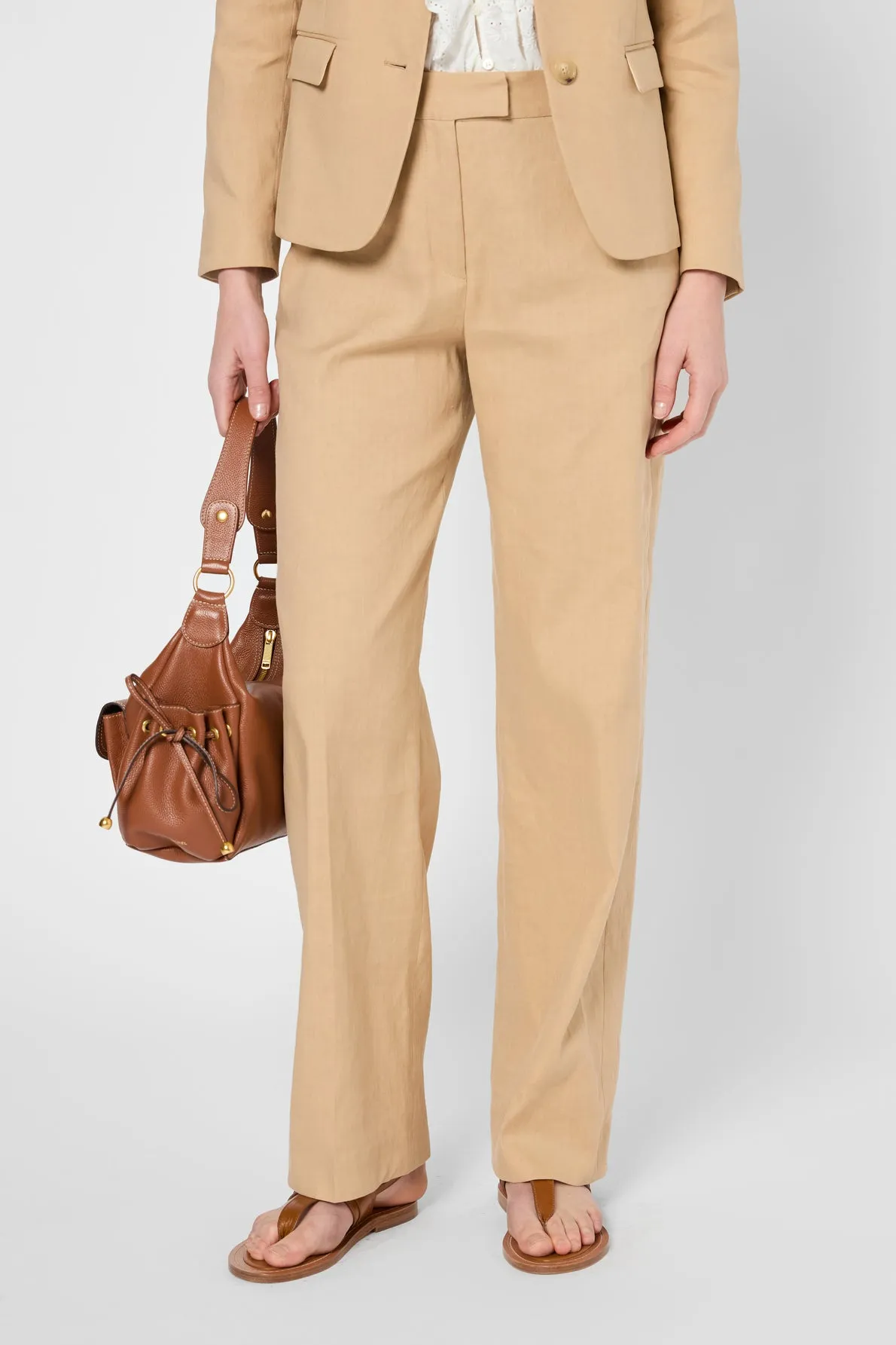 Trouser Lilla Dbp75b032 Sand Clothing_Gerard-Darel