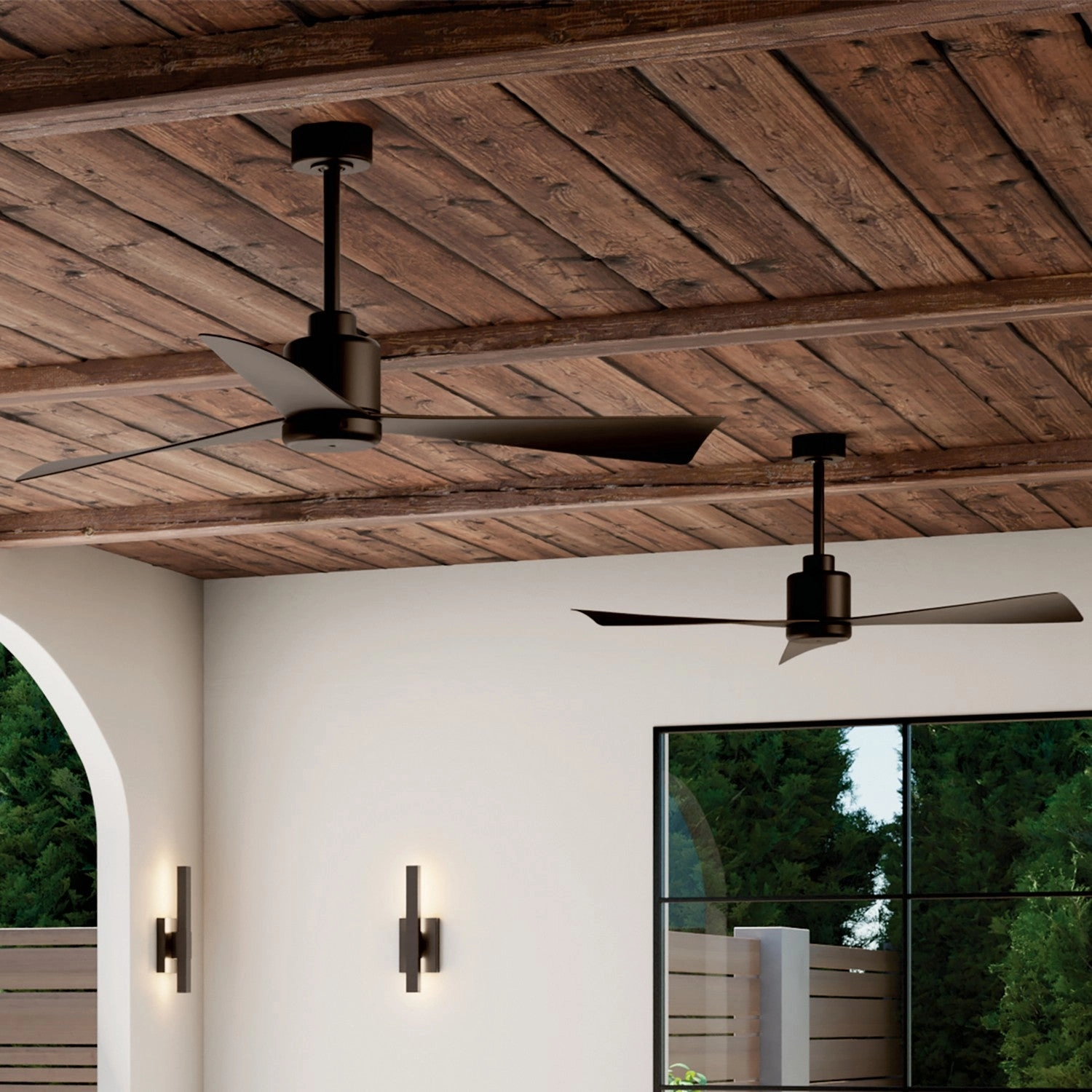 TRUE 52"Ceiling Fan Satin Natural Bronze