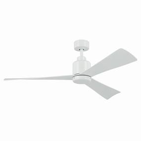 TRUE 52"Ceiling Fan White portable medium fans with handle design