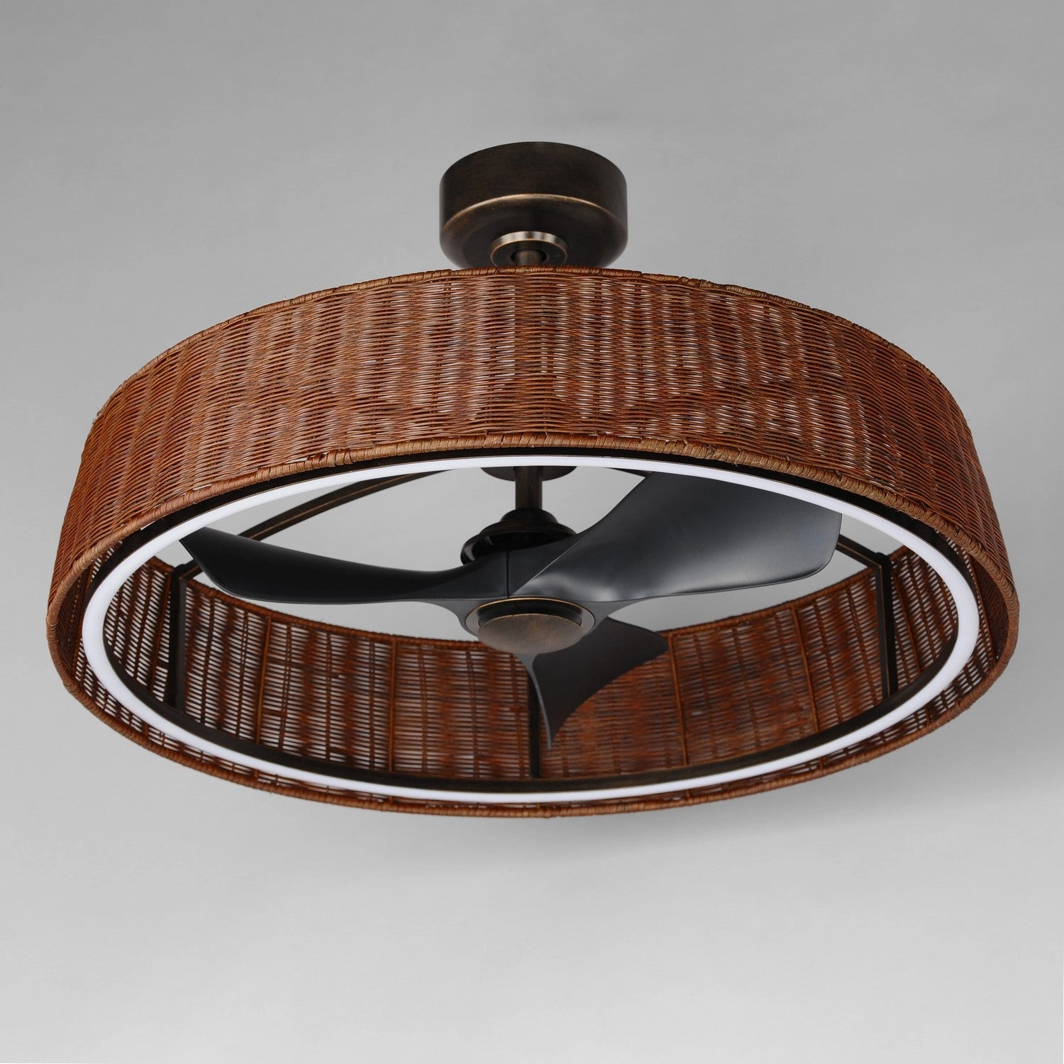 Tulum LED Fandelight Dark Bronze