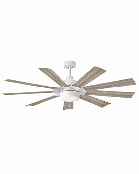 Turbine 60"Ceiling Fan Chalk White oscillating medium fans with strong airflow