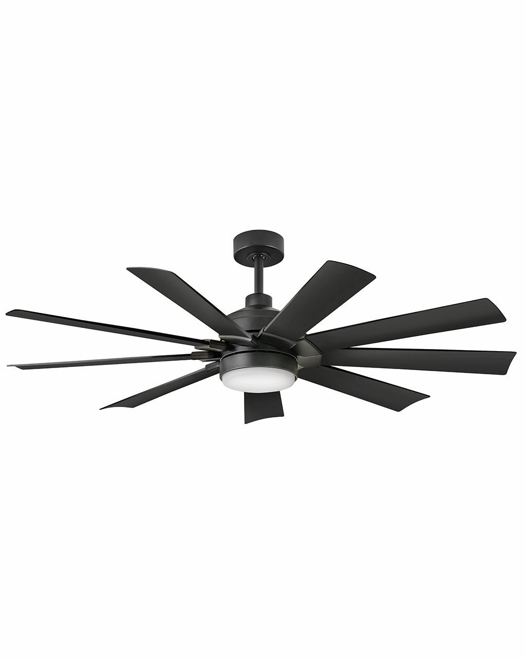 Turbine 60"Ceiling Fan Matte Black medium electric fans for multi-room use