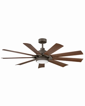 Turbine 60"Ceiling Fan Metallic Matte Bronze energy-efficient medium fans with remote