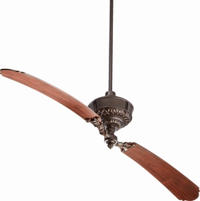 Turner 68"Ceiling Fan Oiled Bronze quiet medium fans for living room use
