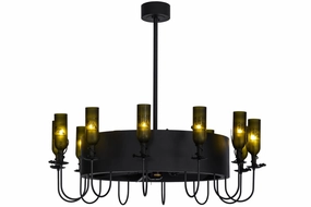 Tuscan Vineyard 12 Light Chandel-Air compact medium fans for desks and counters