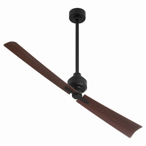 Twain 56"Patio Fan Matte Black medium electric fans for multi-room use