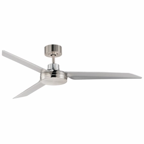 Ultra Slim 52"Outdoor Ceiling Fan Satin Nickel home cooling fans in medium size