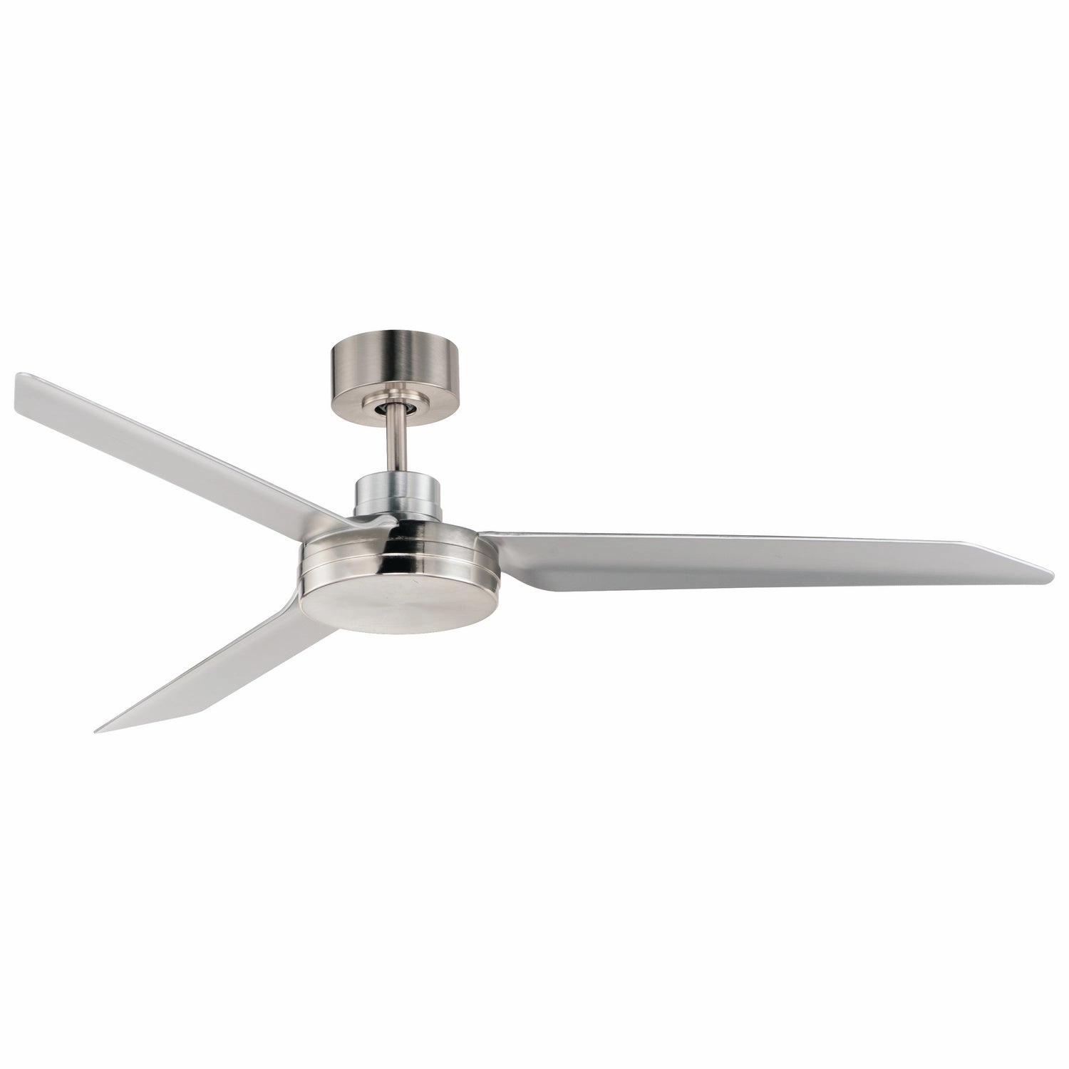 Ultra Slim 52"Outdoor Ceiling Fan Satin Nickel home cooling fans in medium size