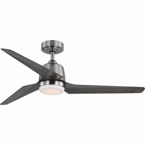 Upshur 52"Ceiling Fan Brushed Nickel oscillating medium fans with strong airflow