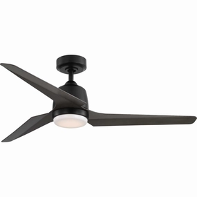 Upshur 52"Ceiling Fan Matte Black versatile medium fans for any space