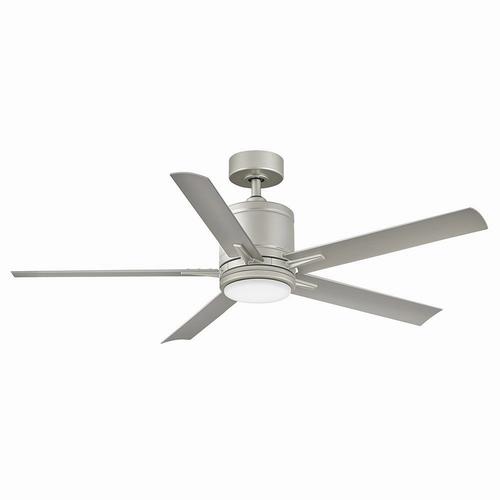 Vail 52" LED Smart Fan Brushed Nickel compact medium fans for desks and counters