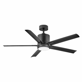 Vail 52" LED Smart Fan Matte Black versatile medium fans for any space