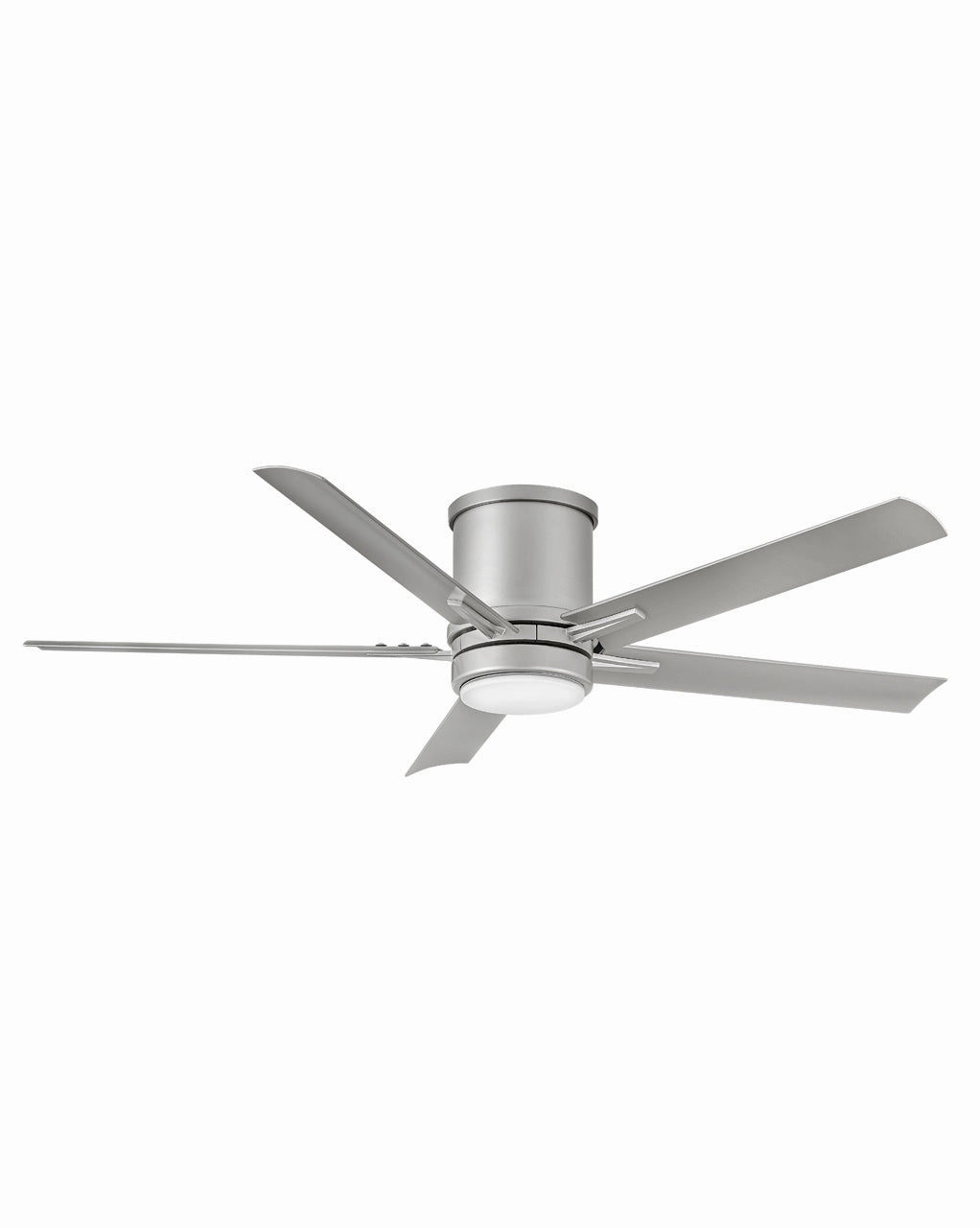 Vail Flush 52"Ceiling Fan Brushed Nickel compact medium fans for desks and counters