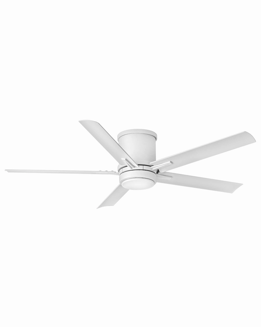 Vail Flush 52"Ceiling Fan Matte White home cooling fans in medium size