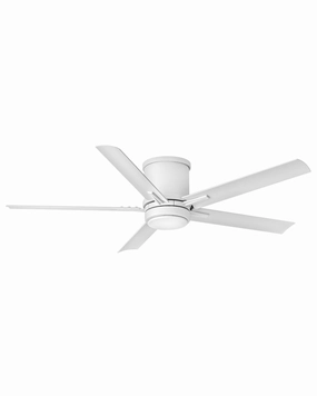 Vail Flush 52"Ceiling Fan Matte White home cooling fans in medium size