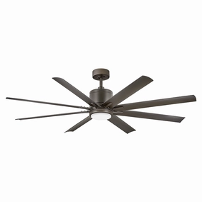 Vantage 66" LED Smart Fan Metallic Matte Bronze home cooling fans in medium size