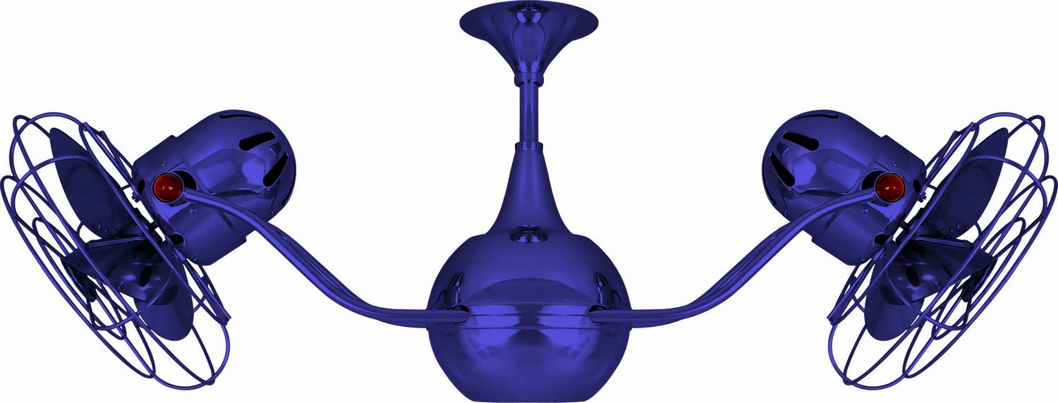 Vent-Bettina 42"Ceiling Fan Blue small electric fans for personal cooling