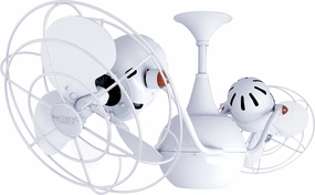 Vent-Bettina 42"Ceiling Fan Gloss White small electric fans for personal cooling