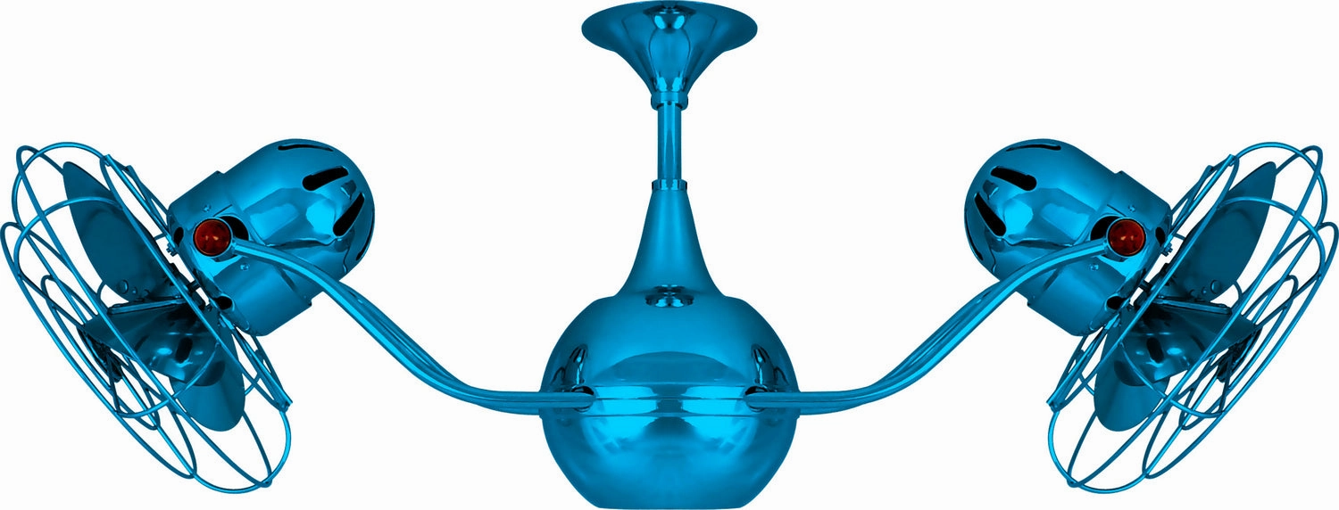 Vent-Bettina 42"Ceiling Fan Light Blue small electric fans for personal cooling