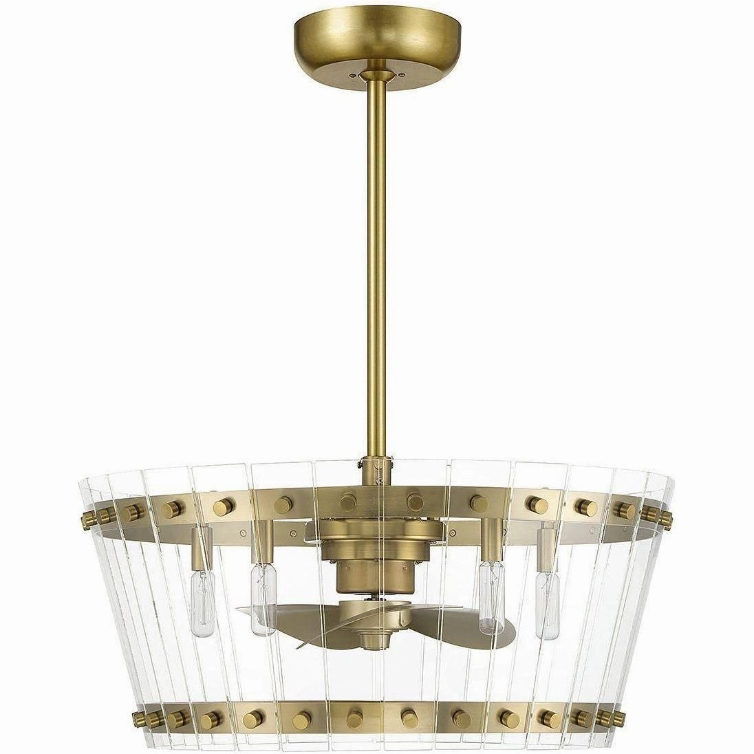 Ventari 5-Light LED Fan D'Lier efficient ceiling fans for home cooling