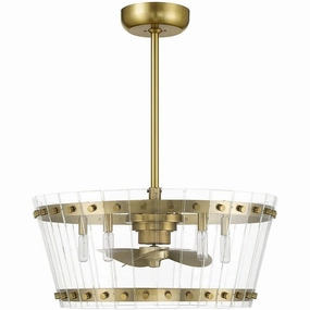 Ventari 5-Light LED Fan D'Lier modern fandeliers for living rooms