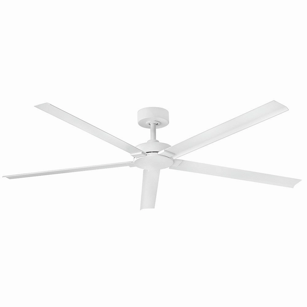 Vento 60" Smart Fan Matte White medium electric fans for multi-room use