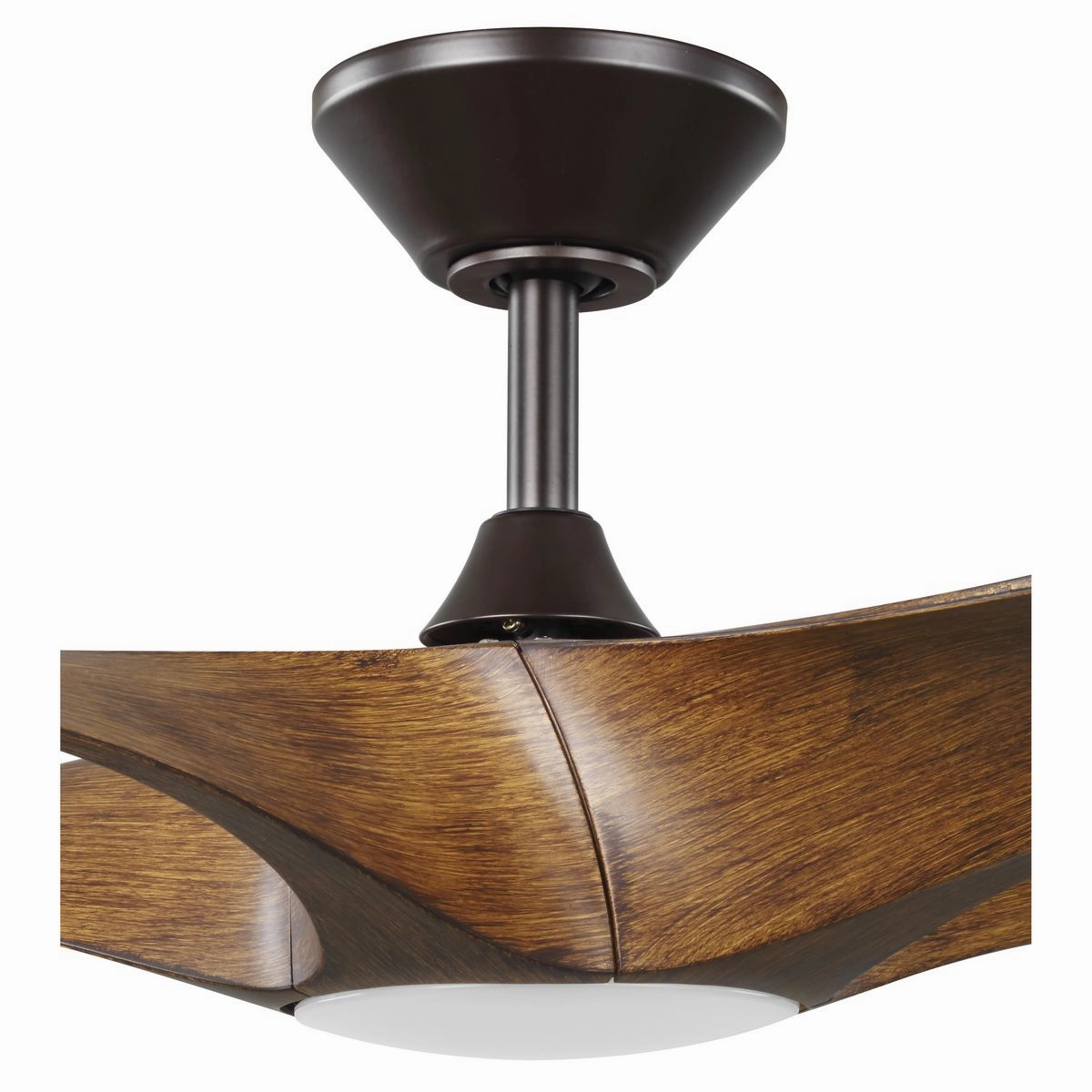Vernal 60" Ceiling Fan Koa Woodgrain with Bronze Accents