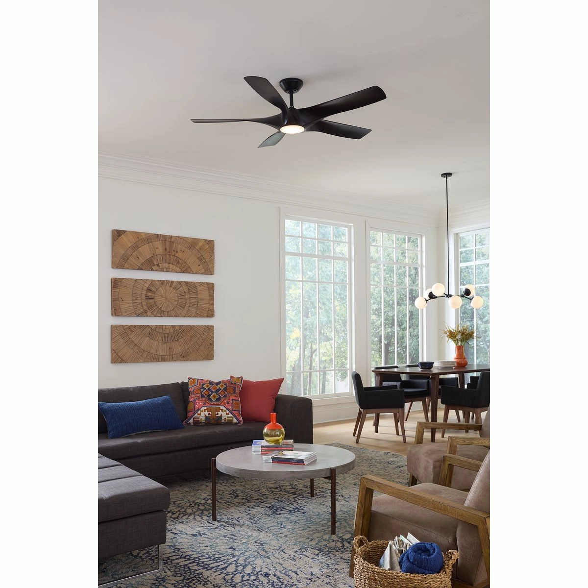 Vernal 60" Ceiling Fan Matte Black