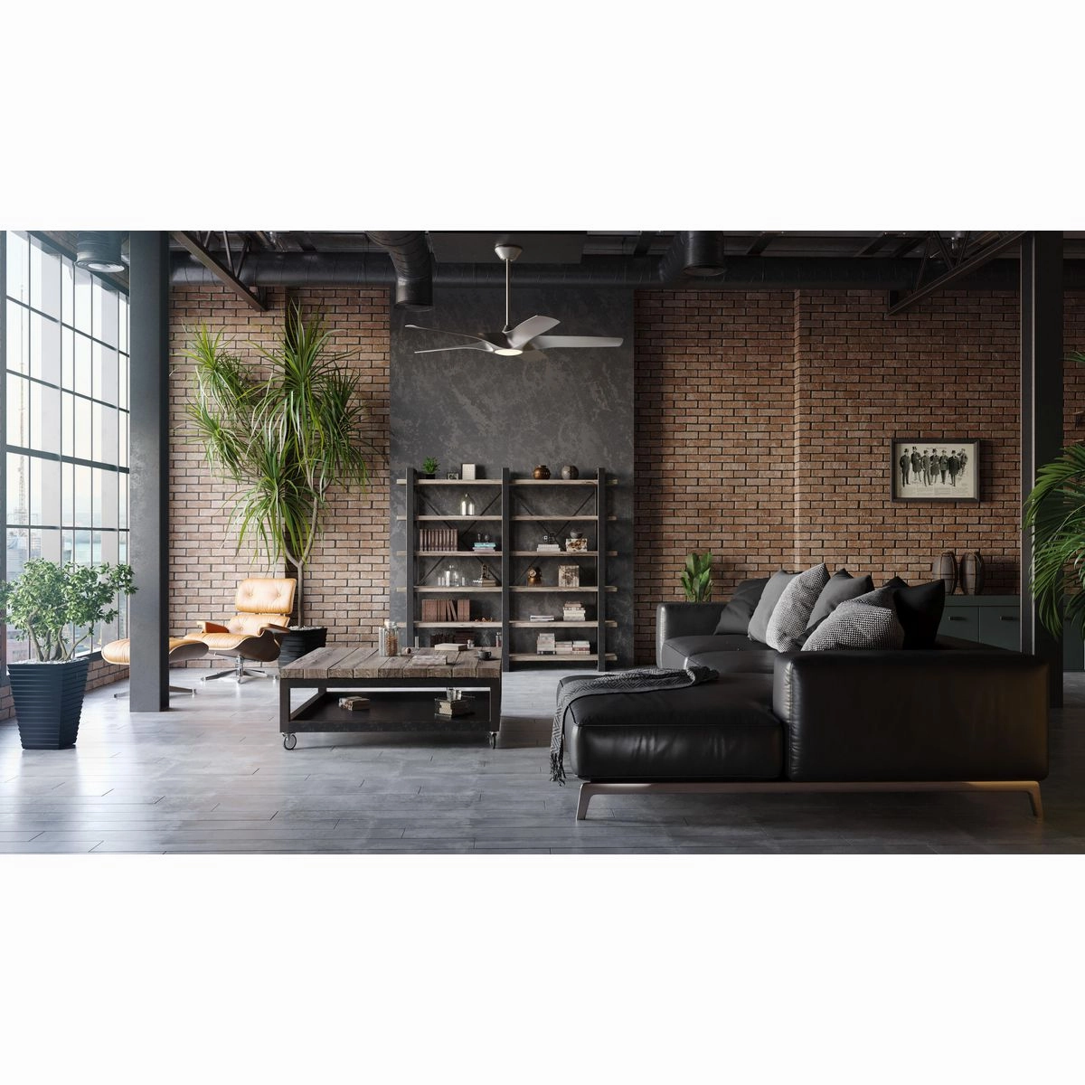 Vernal 60" Ceiling Fan Painted Nickel
