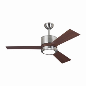 Vision 42"Ceiling Fan Brushed Steel best small fans for home and travel