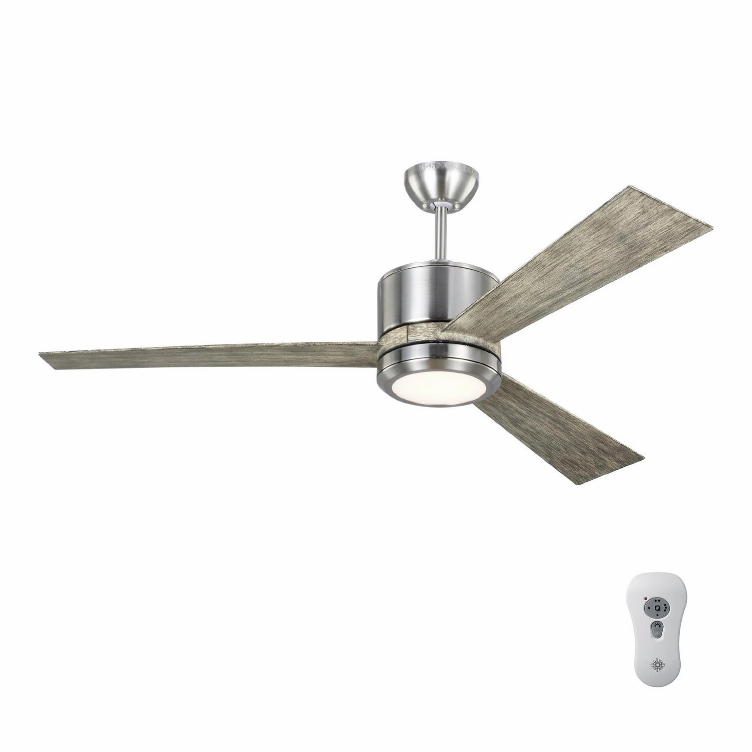 Vision 52" Ceiling Fan Brushed Steel