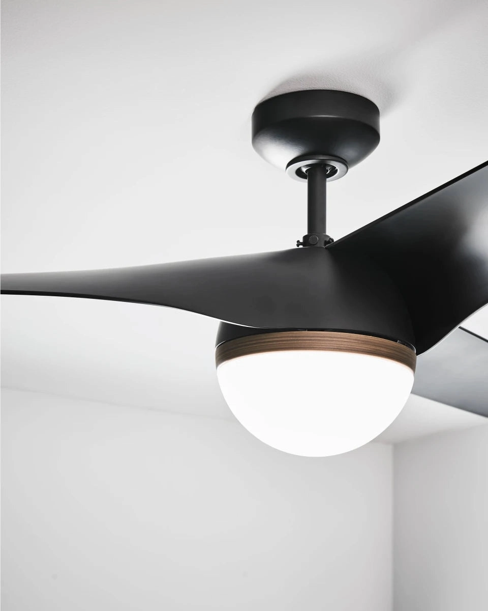 Visual Comfort Akova 56" Indoor/Outdoor DC Ceiling Fan with 20W LED Light plus Remote