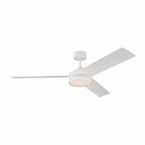Visual Comfort Cirque 56" Indoor/Outdoor DC Ceiling Fan with 20W LED and Remote Ceiling fan with adjustable speed settings