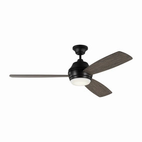 Visual Comfort Ikon 52 LED 52" Indoor/Outdoor Ceiling Fan with 20W LED and Remote whisper-quiet fans for indoor comfort