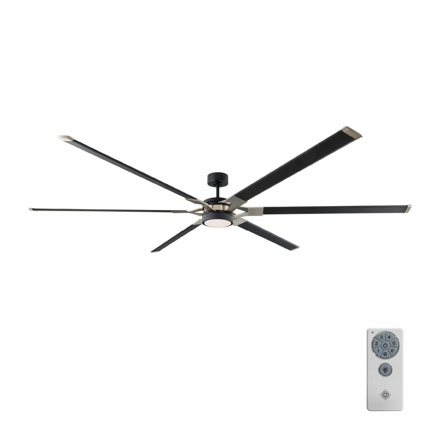 Visual Comfort Loft 96" Indoor/Outdoor DC Ceiling Fan with 15W LED and Remote