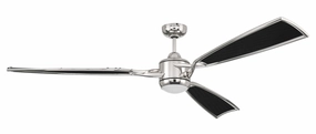 Viva 72"Ceiling Fan Polished Nickel energy-efficient medium fans with remote