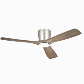 Volos 54"Ceiling Fan Brushed Nickel quiet medium fans for living room use