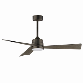 Vortex 52"Ceiling Fan Dark Satin Nickel medium size fans for home ventilation