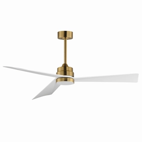 Vortex 60"Ceiling Fan Natural Aged Brass quiet medium fans for living room use
