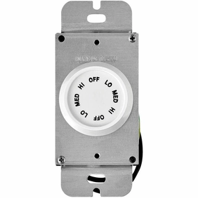 Wall Control 3 Speed Rotary ceiling fan control kits with remote