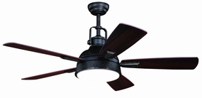 Walton 52"Ceiling Fan Gold Stone home cooling fans in medium size