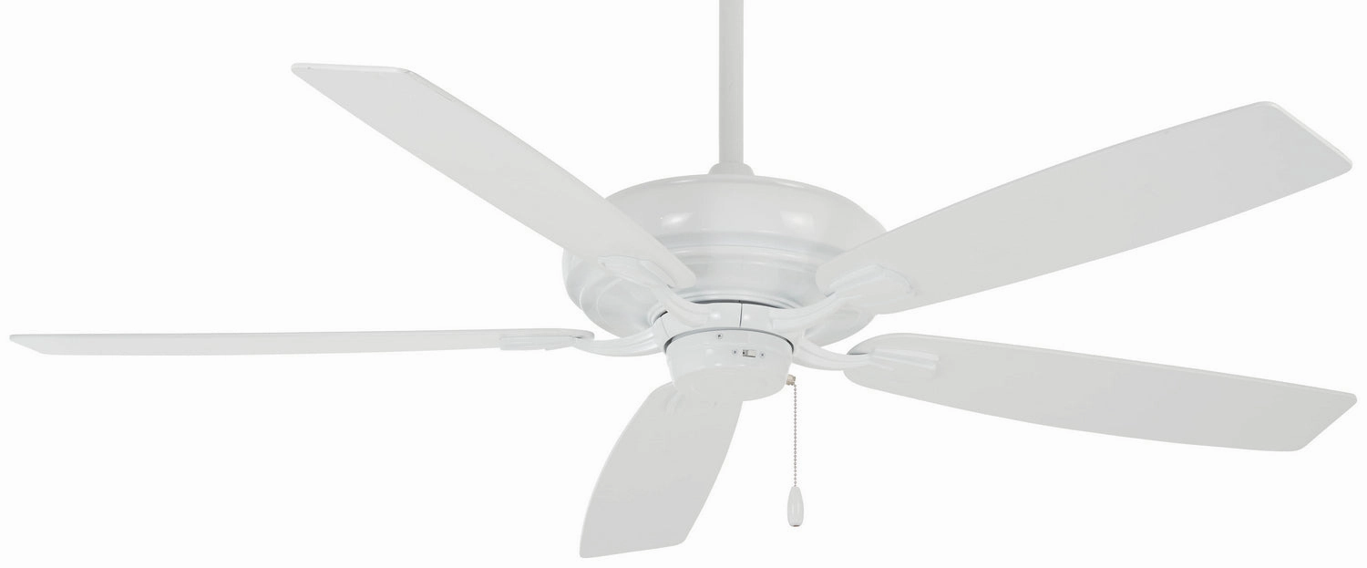 Watt 60"Ceiling Fan White medium size fans for home ventilation