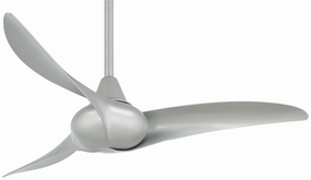 Wave 44" 44"Ceiling Fan Silver best small fans for home and travel