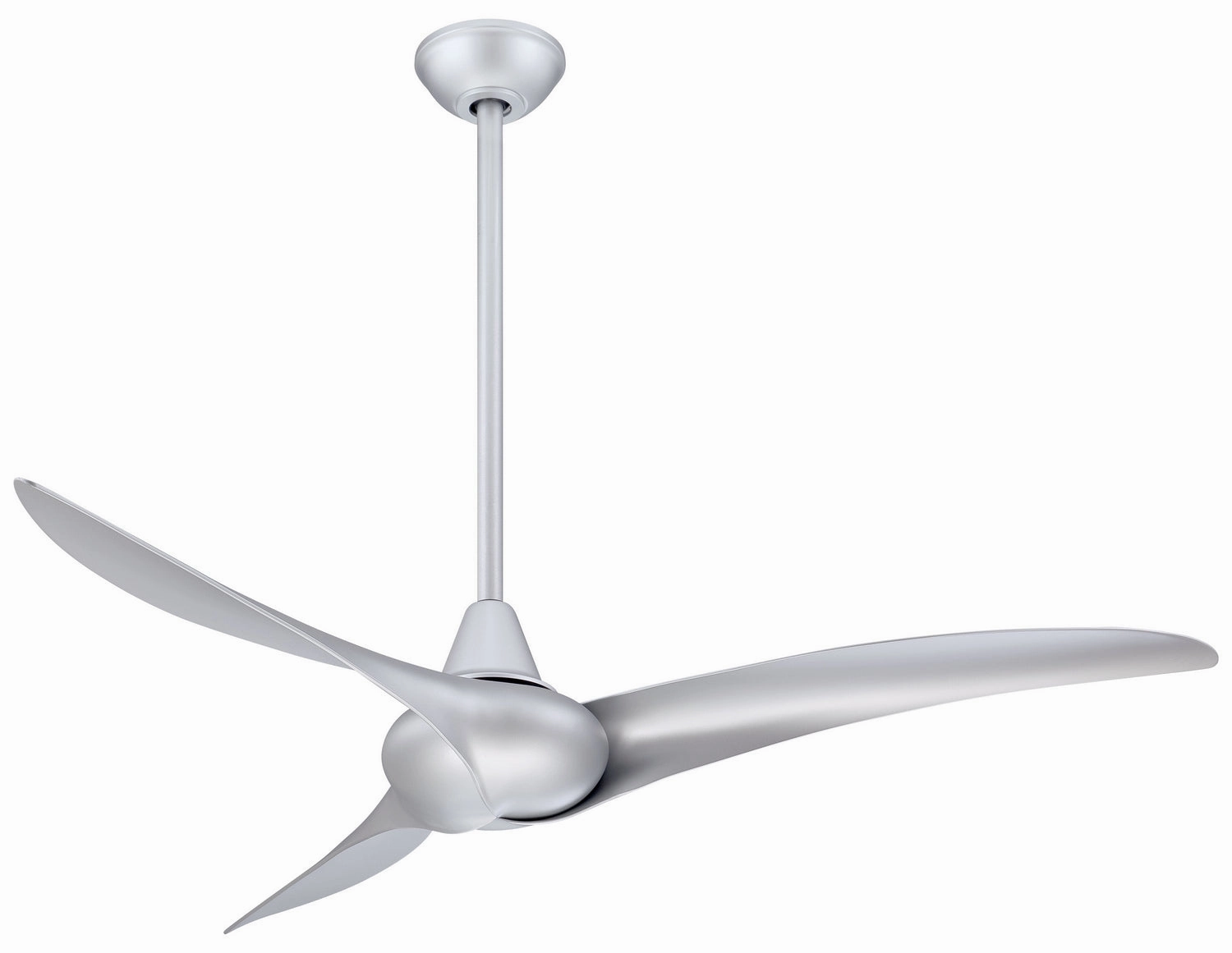 Wave 52" 52"Ceiling Fan Silver medium size fans for home ventilation