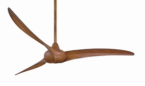 Wave 65" 65"Ceiling Fan Distressed Koa compact medium fans for desks and counters