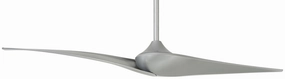 Wave Ii 60" Ceiling Fan in Silver Modern ceiling fan for home cooling
