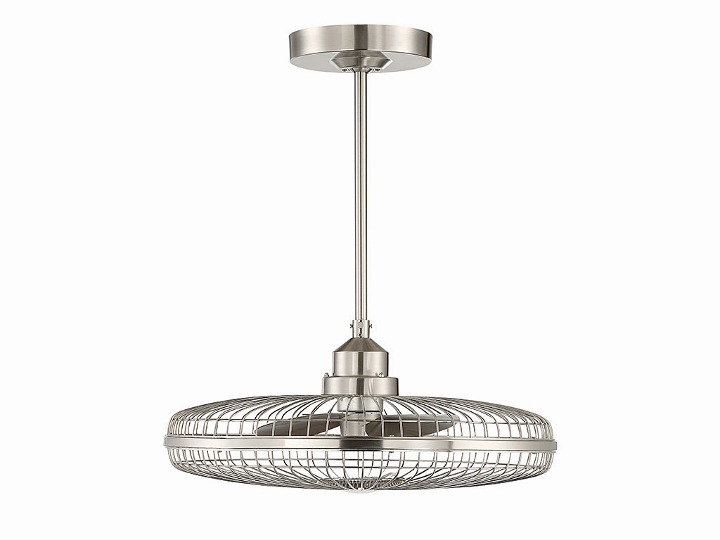 Wetherby LED Fan D'Lier Satin Nickel