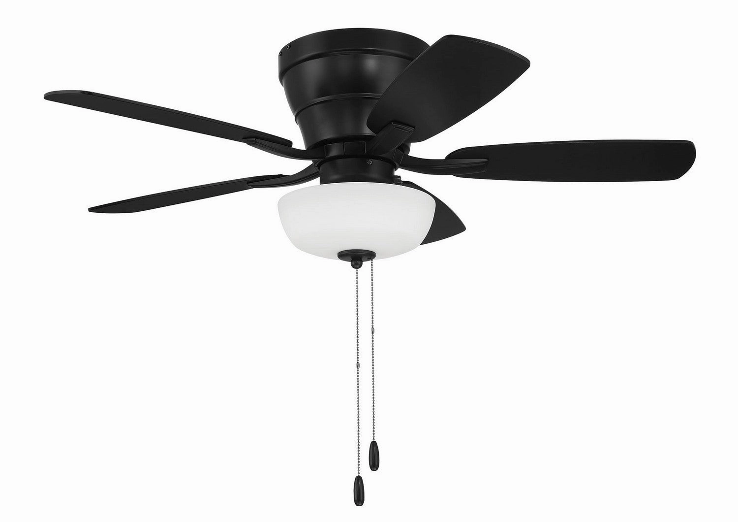 Wheeler 42 2-Light Bowl 42"Ceiling Fan Flat Black ifan smart fans for connected homes