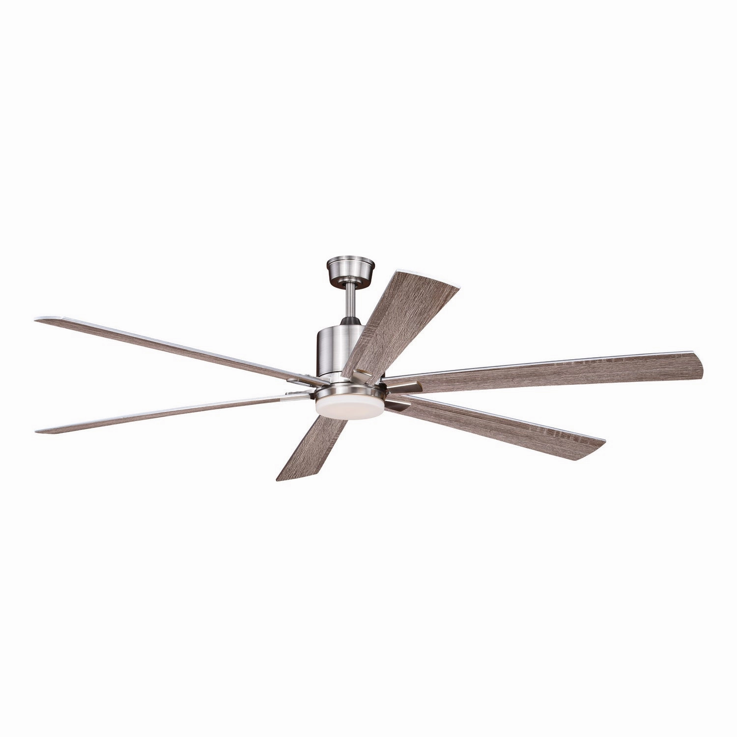 Wheelock 72"Ceiling Fan Satin Nickel stylish medium fans for contemporary homes